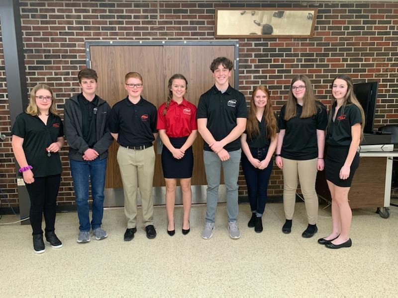 South Shelby FCCLA Region 3 Officers Installed